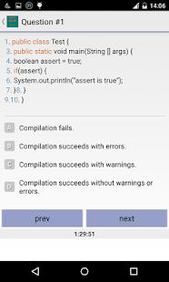 Java scjp quiz pro Screenshots 2