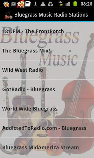 Bluegrass Music Radio Stations