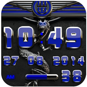 dragon digital clock blue.apk 2.30