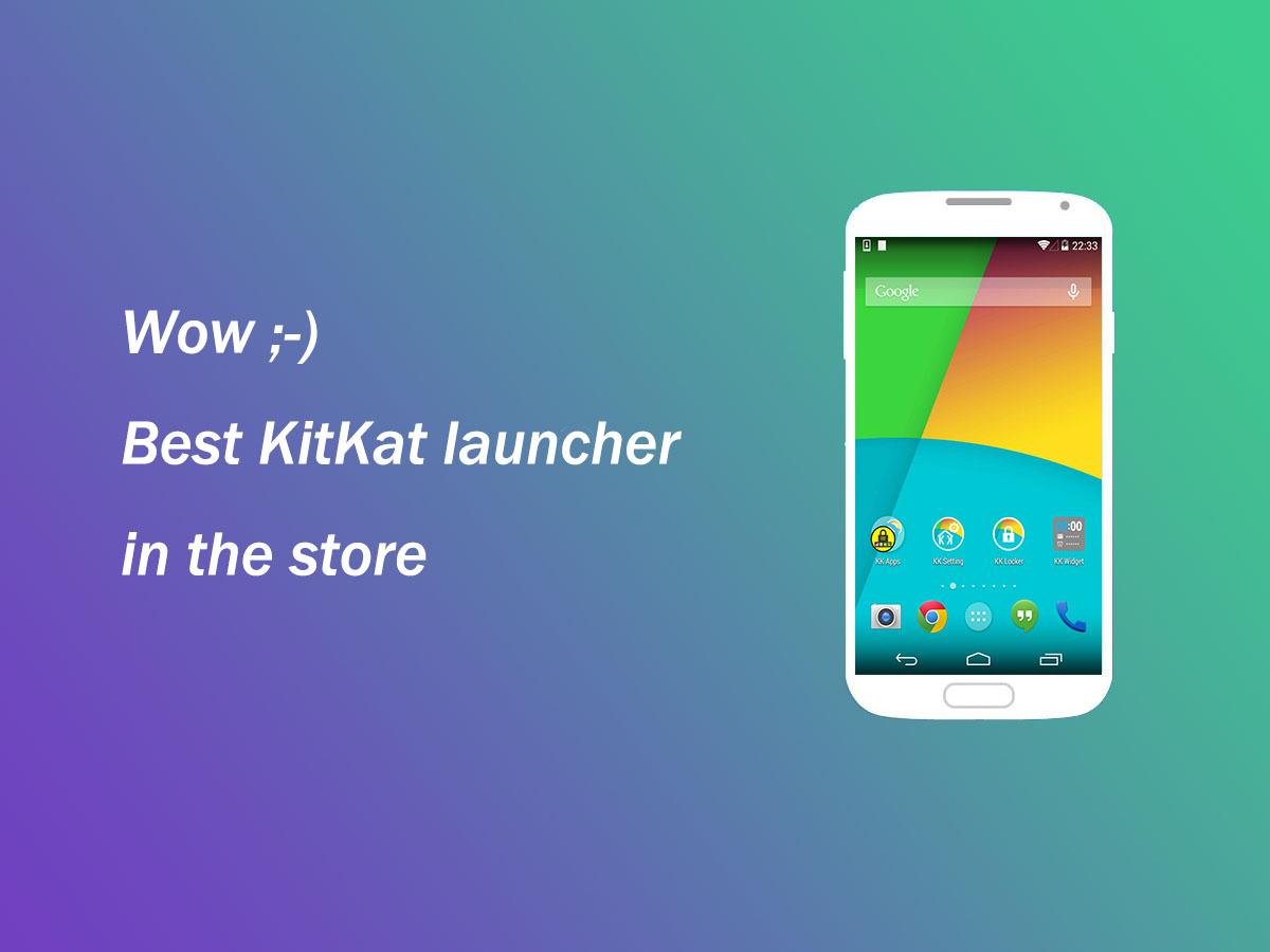 KK Launcher (KitKat Android4.4 - screenshot