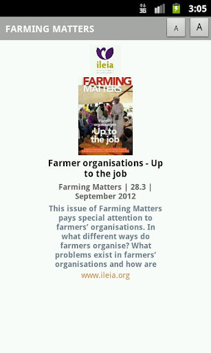 【免費新聞App】Farming Matters-APP點子