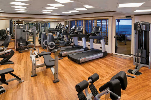 The Fitness Center on Silver Spirit hosts complimentary classes in aerobics, yoga, Pilates and circuit training and are led by the onboard fitness trainer.
