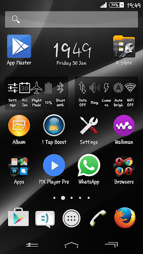 免費下載個人化APP|Darkness Xperien Theme app開箱文|APP開箱王