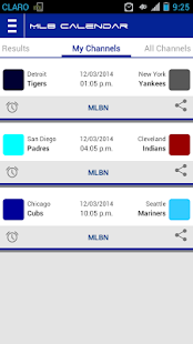 MLB Calendar