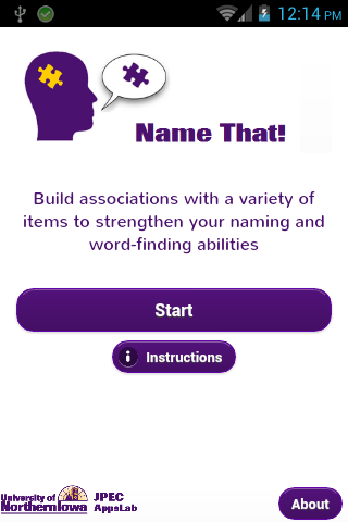 Android application Name That! screenshort