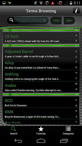 Velo glossary