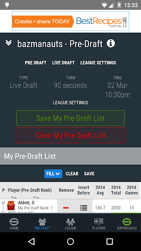 免費下載體育競技APP|AFL SuperCoach Draft 2015 app開箱文|APP開箱王