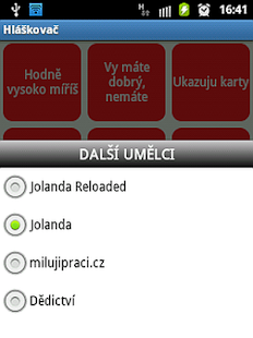 Hláškovač - náhled