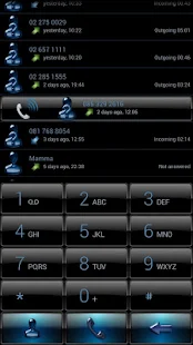 免費下載個人化APP|exDialer Black Blue Gloss Skin app開箱文|APP開箱王