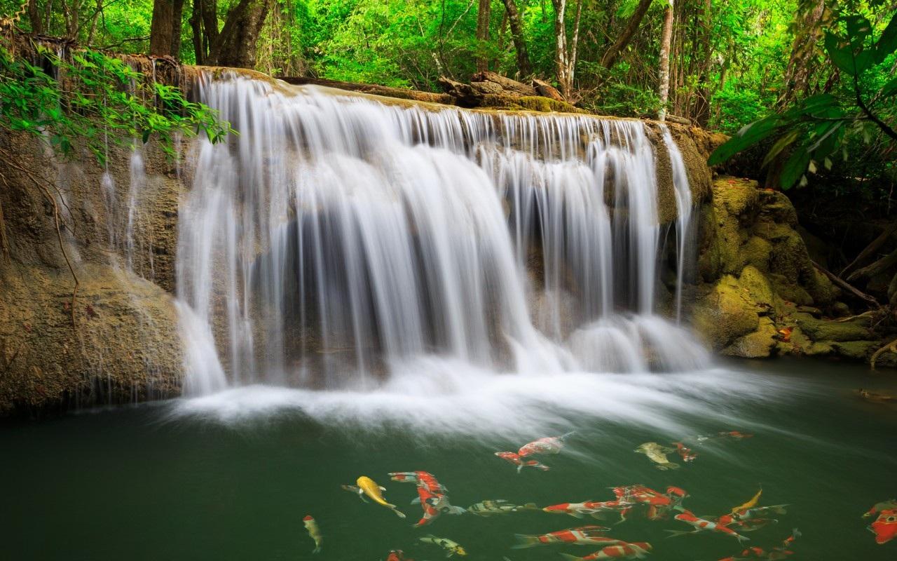  Gambar  Wallpaper Pemandangan Air  Terjun  WALLPAPER