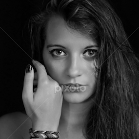 Manon B&W* by Stankowski Daniel - People Portraits of Women