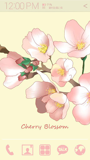 [Floral Illust] 벚꽃 아톰 테마