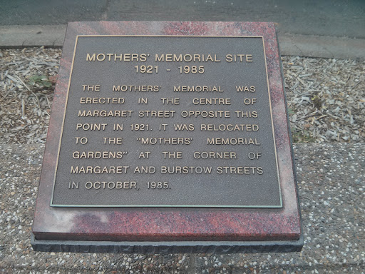 Mothers' Memorial Plaque
