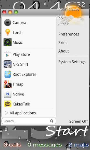 M-OS skin for Start menu