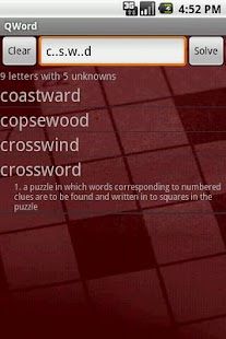 Lastest QWord - crossword solver APK for Android