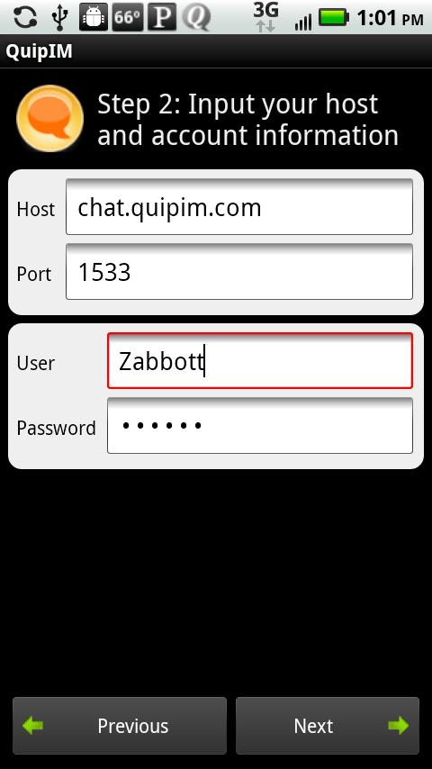 QuipIM for Sametime Free - screenshot