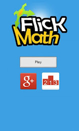 Flick Math - A Math Game poster 2
