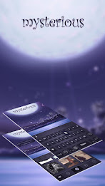 Mysterious Theme-EmojiKeyboard poster 3