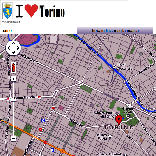 Torino map