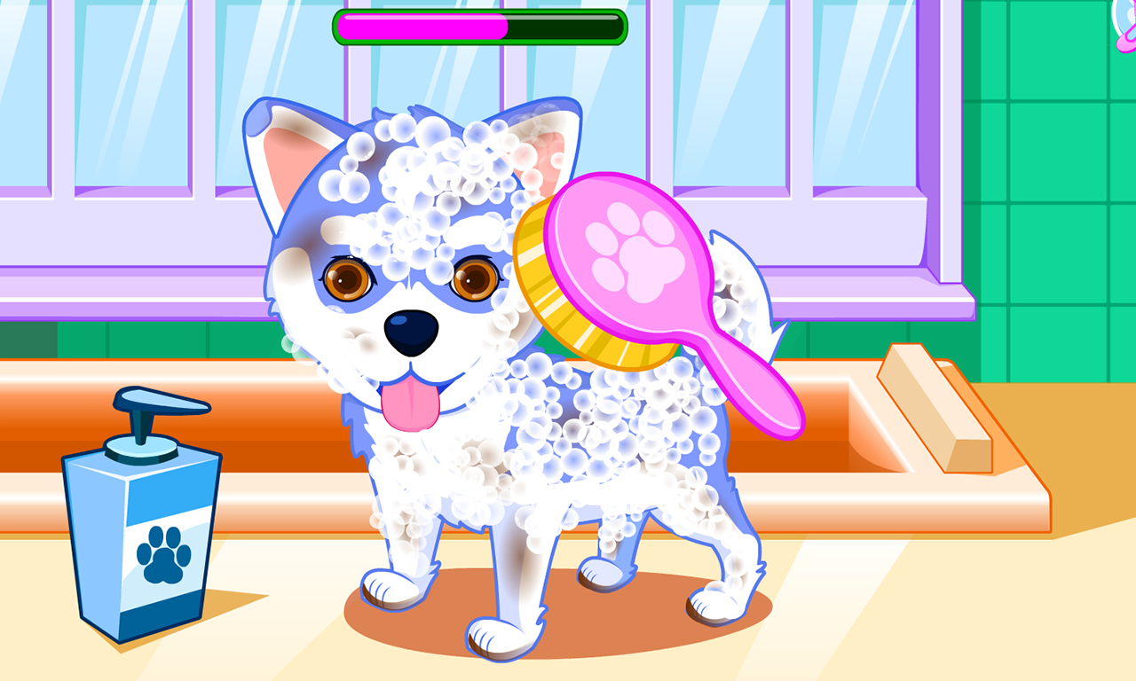 Android application Puppy &amp; kitty salon screenshort