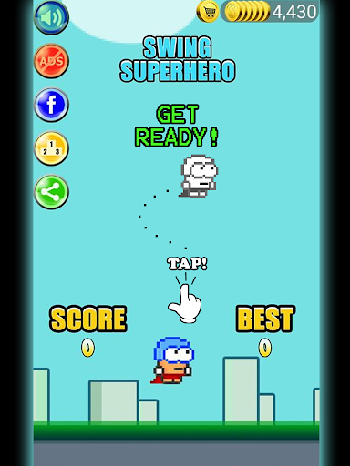 【免費街機App】Swing Super Hero-APP點子