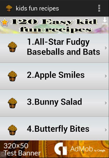 【免費書籍App】120 Easy kid fun recipes-APP點子