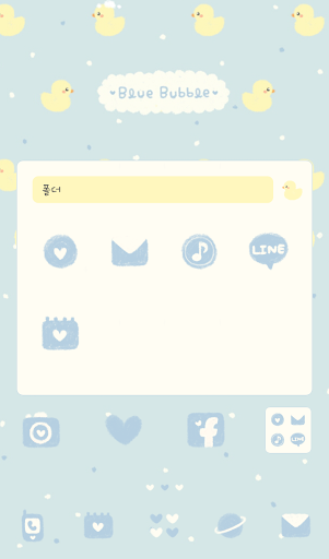 免費下載個人化APP|blue bubble 도돌런처 테마 app開箱文|APP開箱王