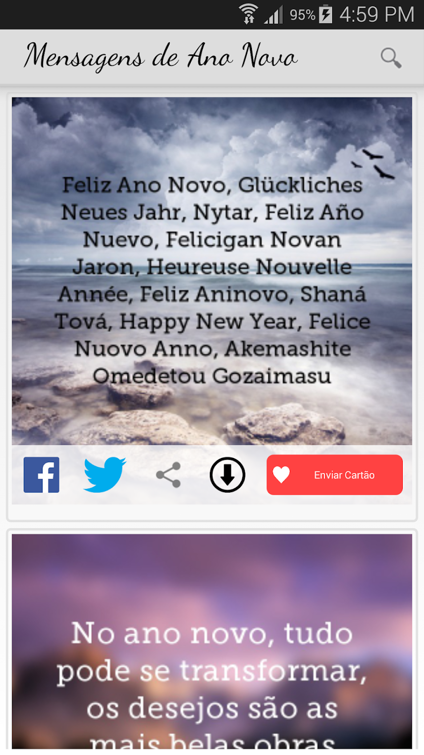 Mensagens de Ano Novo Screen 3
