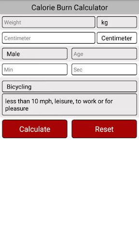 Calorie Burn Calculator