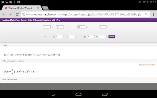 【免費教育App】Differential Calculator EQ2+IC-APP點子