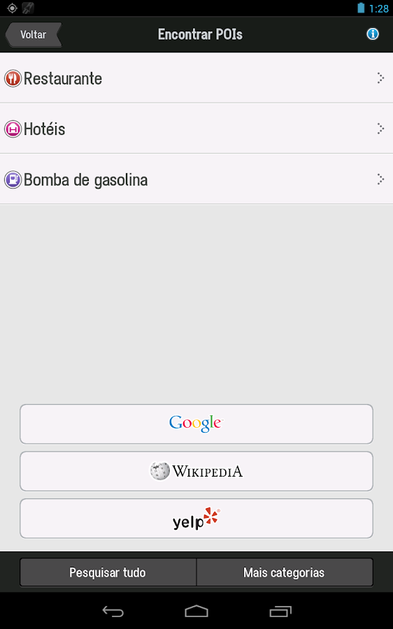 CoPilot Premium Brasil GPS App - screenshot