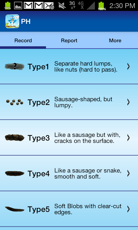 Android application POOP HAPPENED screenshort