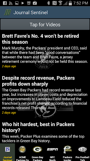 Green Bay Packers News By JD