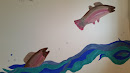 Fish Salmon Mural Artwork