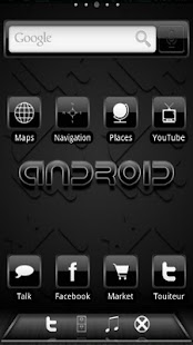Free ADW Theme Black Gloss2 APK for Android