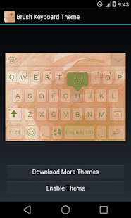 Free Download Brush Theme - iKeyboard Emoji APK for Android