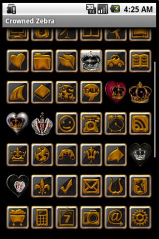 ADWTheme Crowned Zebra Screen 2