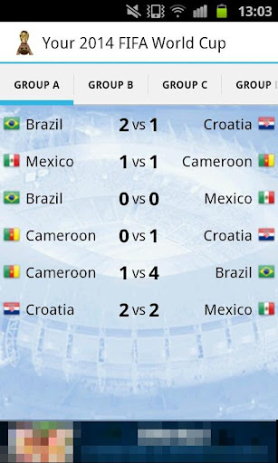 Your 2014 Football World Cup