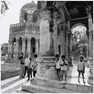 Mausoleum of Hendrik Adriaen in the Dutch cemetary at Surat, Gujarat, India