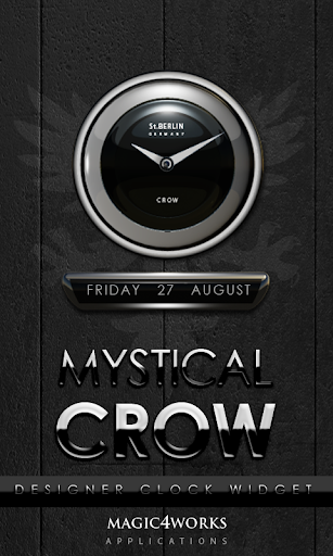 Crow designer Clock Widget