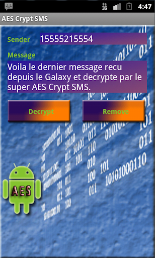 AES Crypt SMS