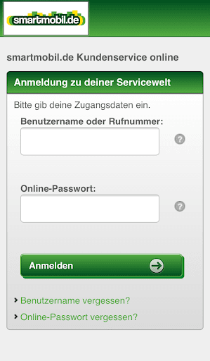 smartmobil.de Servicewelt