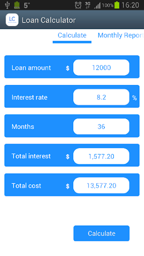 Loan Calculator free