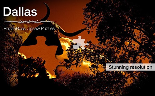 Android application Jigsaw Puzzles: Dallas screenshot