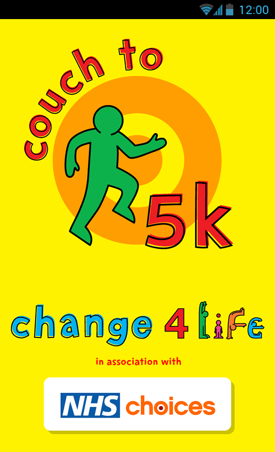 Change4Life Couch to 5k Screen 1