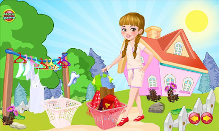 Garden Clothes Washing poster 12