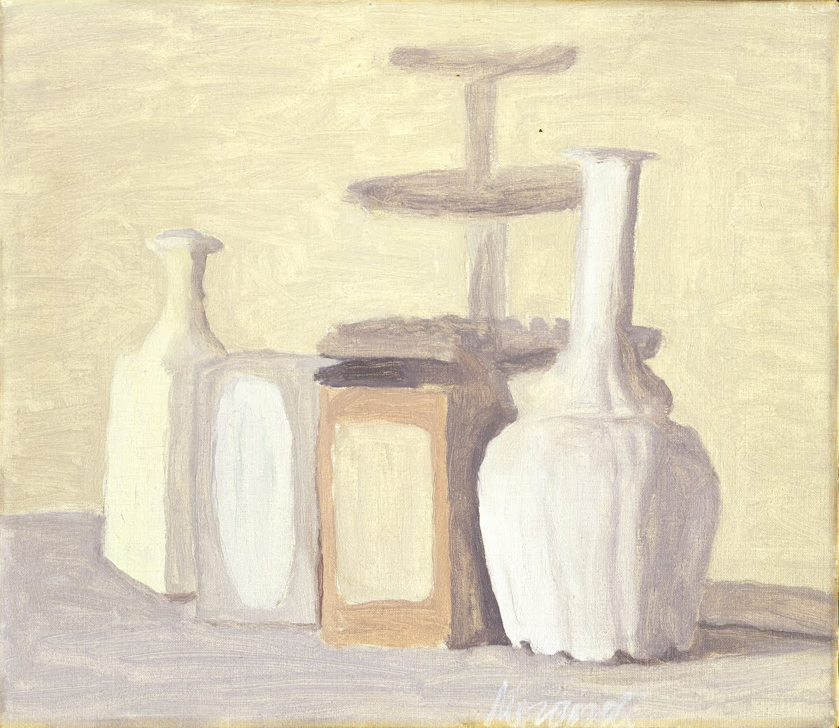 Still life (vases and bottles) - Giorgio Morandi — Google Arts & Culture
