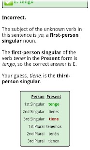Spanish Tester Lite Screenshots 4