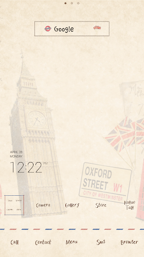 London dodol launcher theme