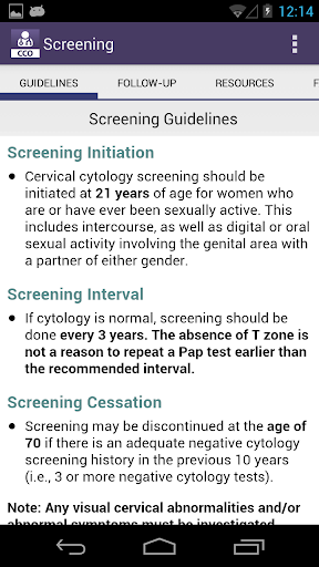 【免費醫療App】Cancer Screening-APP點子